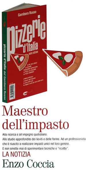 Maestro impasto su guida Gambero Rosso 3 spicchi